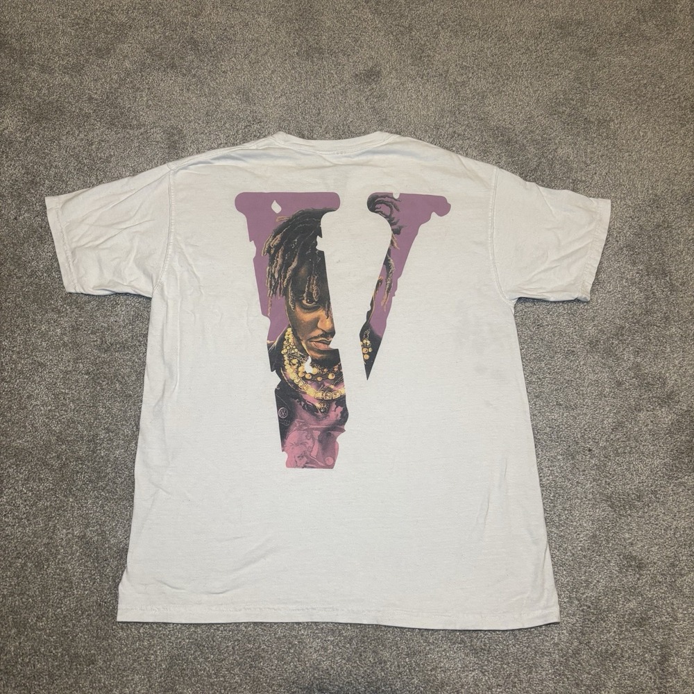 Juice Wrld x Vlone Legends Never Die T-shirt Men's Size Large White Tee